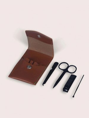 Набор инструментов для ухода за педикюром и маникюром из 4 предметов с сумкой
