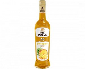 Сироп ананас, Don Dolce 0.7л ст/б 1шт Россия, шт