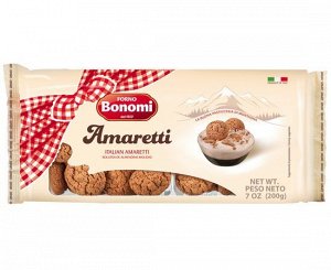 Печенье Амареттини "Formo Bonomi" 0,200кг Италия
