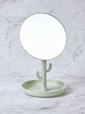 Настольное зеркало для макияжа в форме кактуса