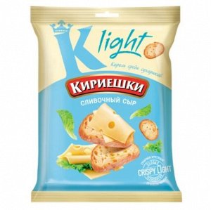 «Кириешки Light», сухарики со вкусом сливочного сыра, 80 г