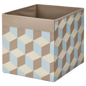Коробка IKEA 33x38x33 см нежно бежевый цвет