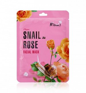 Маска для лица Snail Moods 38 мл Улитка + Роза