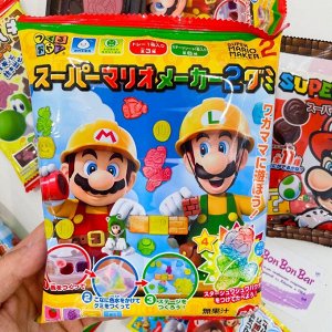 Bandai Super mario gummy maker. Строим мармеладные Марио