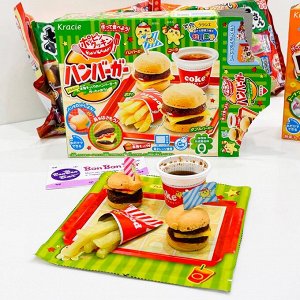 Kracie Popin Cookin Hamburger 90g - Японские поделки. Бургеры