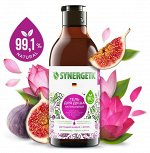 SYNERGETIC®️ Натуральный биоразлагаемый гель для душа &quot;Цветущий инжир и лотос&quot;, 380мл