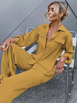 Sollinarry Блуза с пуговицами и брюки