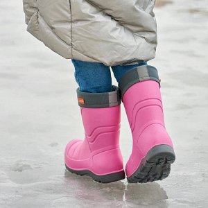 Сапоги детские Nordman Flash со съемным флисовым утеплителем розовые
