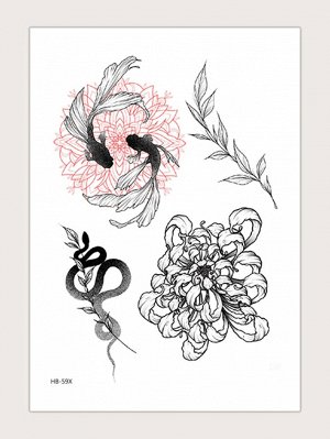 Со цветочками Татуировки