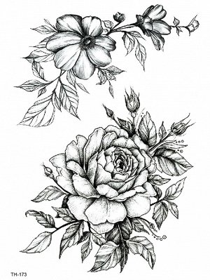 Татуировки с рисунками цветов