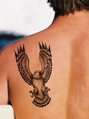 1 лист стикер татуировки с рисунком орла