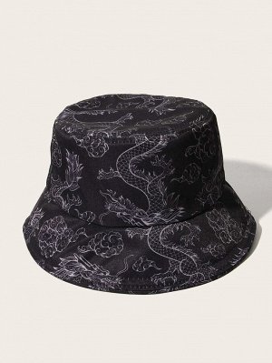 Шляпа с узором китайского дракона