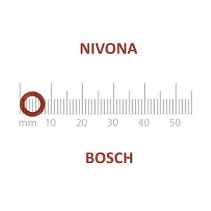 УПЛОТНИТЕЛЬНОЕ КОЛЬЦО M 0050-15 SIL (выход ЗУ Nivona, Bosch)