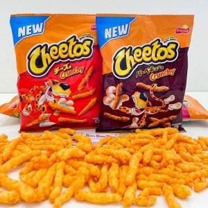 Cheetos Crunchy Flaming Hot 75g - Японские Кранчи Читос. Острые