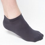 Nature Socks 2002 Носки мужские укороченные серого цвета с низкой посадкой серые