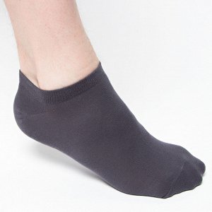 Nature Socks 2002 Носки мужские укороченные серого цвета с низкой посадкой серые