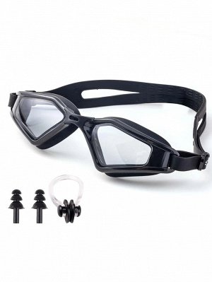 Противотуманные очки для плавания с берушами и зажимом для носа