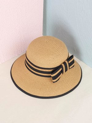 Шляпа от солнца с бантом