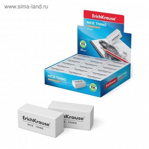 Ластик Erich Krause, Nice Thing, 40 х 19 х 15 мм, средней жёсткости, гипоаллергенный