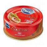 Паштет 90г PERVA EXTRA Охотничий с мясом ОЛЕНЯ жб ключ (31957) 1/16, шт