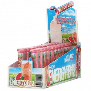 Zipfizz, Healthy Energy Mix With Vitamin B12, Pink Grapefruit, 20 Tubes, 0.39 oz (11 g) Each