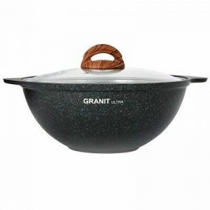 "Granit Ultra" Казан для плова с тефлоновым покрытием 4,5л.