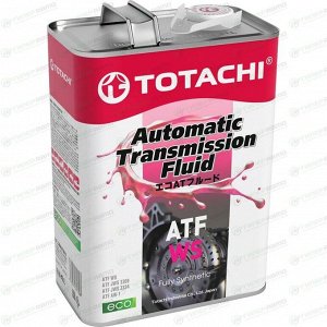 Масло трансмиссионное Totachi ATF WS, синтетическое, для АКПП, 4л, арт. 4562374691308/20804