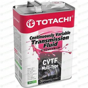 Масло трансмиссионное Totachi CVTF Multi-Type, синтетическое, универсальное, для вариаторов, 4л, арт. 4562374691261/20504