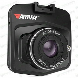 Видеорегистратор ARTWAY  AV-510,  3 Мп, 1920х1080, обзор 120°, экран 2.4", 1 камера