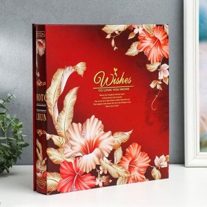 Фотоальбом на 500 фото 10х15 см "Розы/Лилии" в коробке МИКС 33,5х30х5,5 см