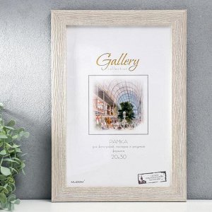 Фоторамка пластик Gallery 20х30 см, 651645-8, бежевый (пластиковый экран)