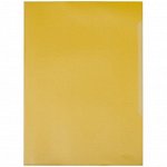 Папка-уголок Durable, А4+, 180мкм, прозрачная желтая