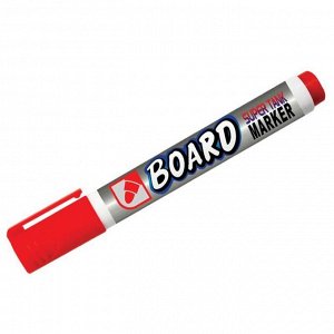 Маркер для белых досок Crown "Multi Board" красный, пулевидный, 3мм