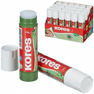 Клей-карандаш Kores "Glue-Eco", 20г, прозрачный