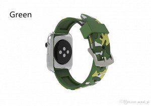 Силиконовый ремешок для Apple Watch Band Premium камуфляж 42-44-45-49 mm