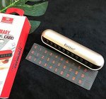Стильная табличка автовизитка под лобовое стекло Earldom Metal