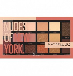 Maybelline New York Палетка теней для век &quot;Nudes of NewYork&quot;, 18 г