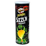 Чипсы ПРИНГЛС Рисовые SIZZL&#039;N со вкусом сметаны 160 г