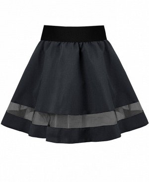 Радуга дети Серая школьная юбка для девочки Цвет: серый