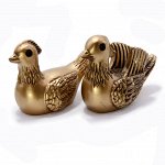 Фигурка Фен-Шуй Уточки мандаринки ПАРА - любовный оберег под бронзу 4,5см-5см