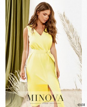 Платье №2291-лимонный
