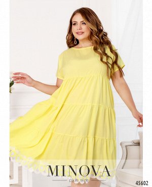 Платье №1045Б-желтый