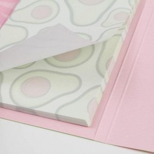 Art Fox Блок бумаг с липким слоем «Ай эм авокадо», 40 л