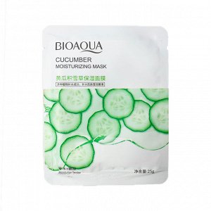 Bioaqua Маска тканевая для лица с экстрактом огурца 25г /Арт-BQY74930