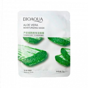 Bioaqua Маска тканевая для лица с экстрактом Алоэ Вера 25г /Арт-BQY74985