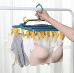 Подвесная сушилка для нижнего белья, цвет синий/желтый