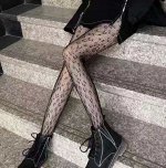 Женские колготки, принт &quot;леопард&quot;, цвет черный