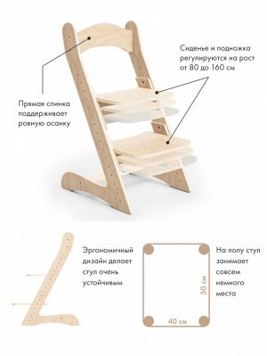 Растущий стул для детей «Компаньон»