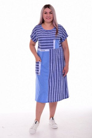 Платье женское 4-098 "НК" (Голубой)