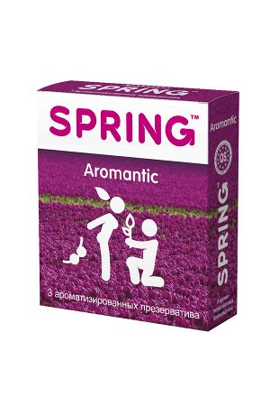 Презервативы Spring, aromantic, аромат, латекс, 17,5 см, 5,4 см, 3 шт.